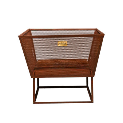 Square Iron Wood Burning Fire Pit