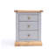 Milian 45cm W Plywood / Laminate Board Bedside Table-656465446