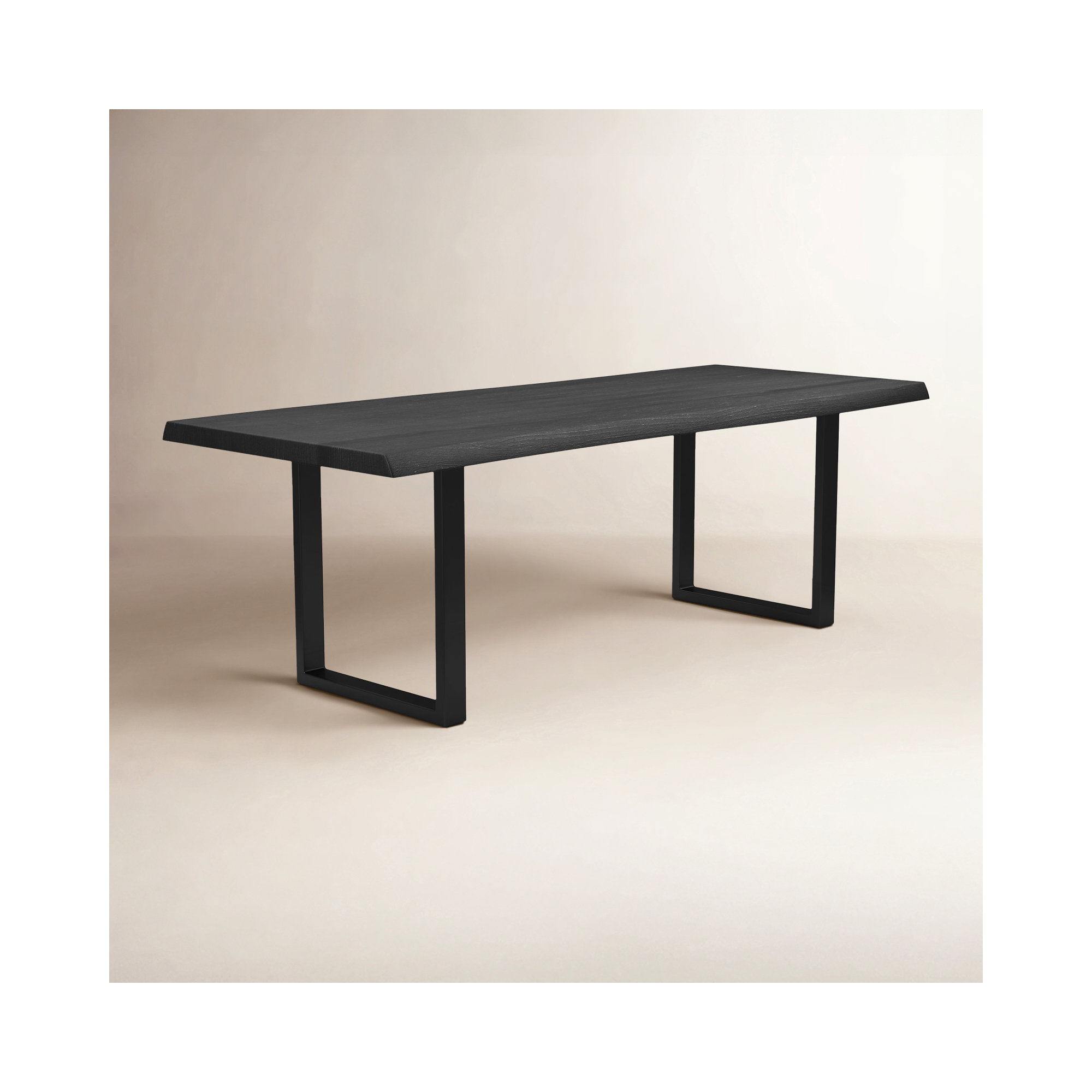Colin Dining Table, Black, Ebonized, 29.75"H x 116"L x 40"W