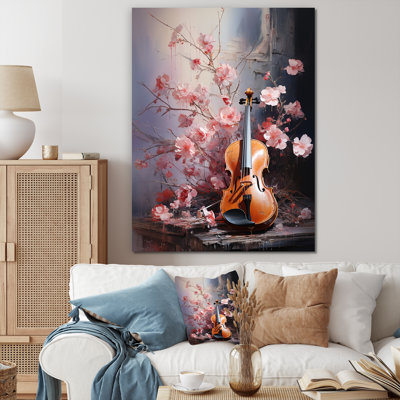 Violon et nature harmoniques nuances II sur toile