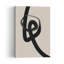 Ebbing Flow Abstract Contemporary Elegant Wall Art Print 1 Piece Wrapped Canvas Wall Art-2080115974