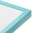Capri Teal All Modern Wall Frame Blue Solid Wood Picture Frame with Mat-101942749