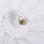 Luminaire suspendu blanc 1 lumière Alexandia-1337911461