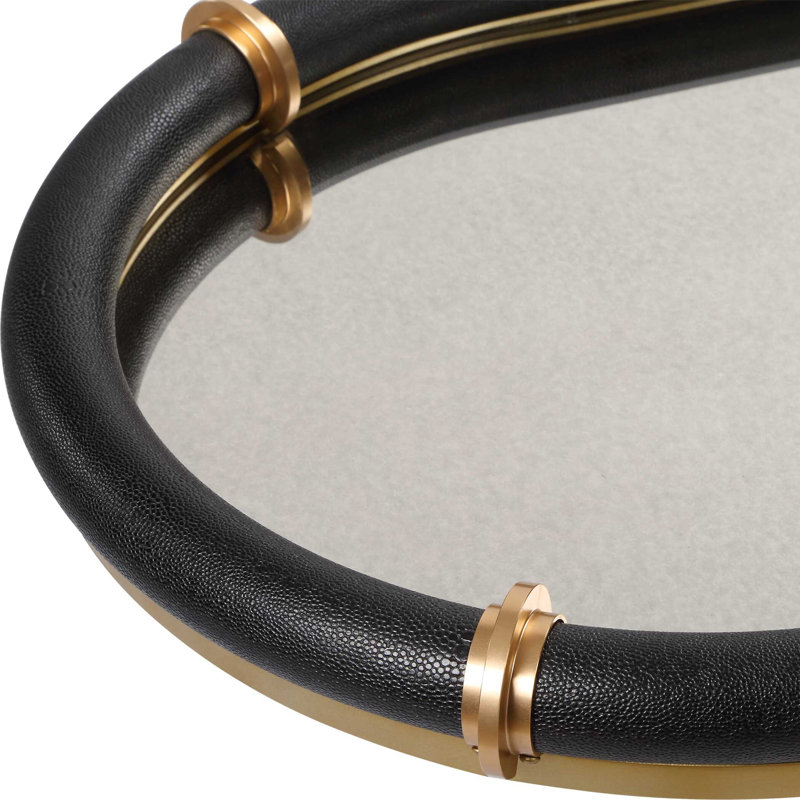  Cyprus Black Oval Tray