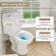Toilette d'angle compacte pour salle de bain d'angle avec double chasse au sol et deux pièces avec siège allongé
