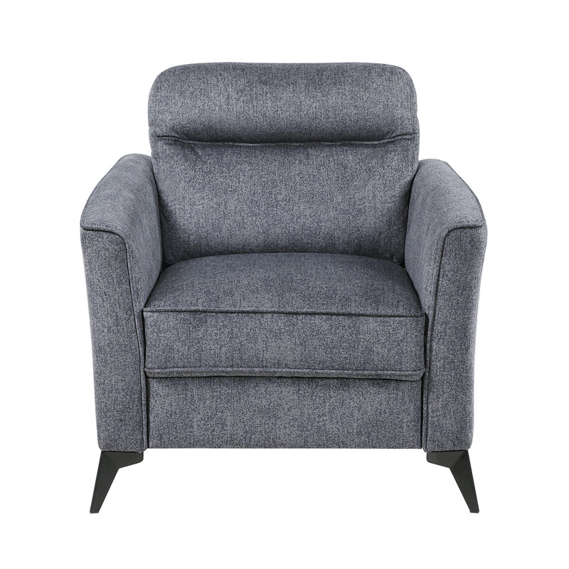 Chaise de salon moderne, Gris foncé