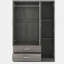 Armoire à miroir 3 portes avec tablettes-2042875199