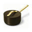 Caraway 1.75qt Iconics Nonstick Ceramic Saucepan, Black/Gold-960912358