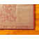 Tapis orange / beige à motif abstrait Veyo