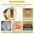 Traditional 4-person Round Cedar Sauna – Outdoor Wooden Barrel Sauna Room For Garden, Patio, Or Poolside, Includes Rocks & Temperature Control