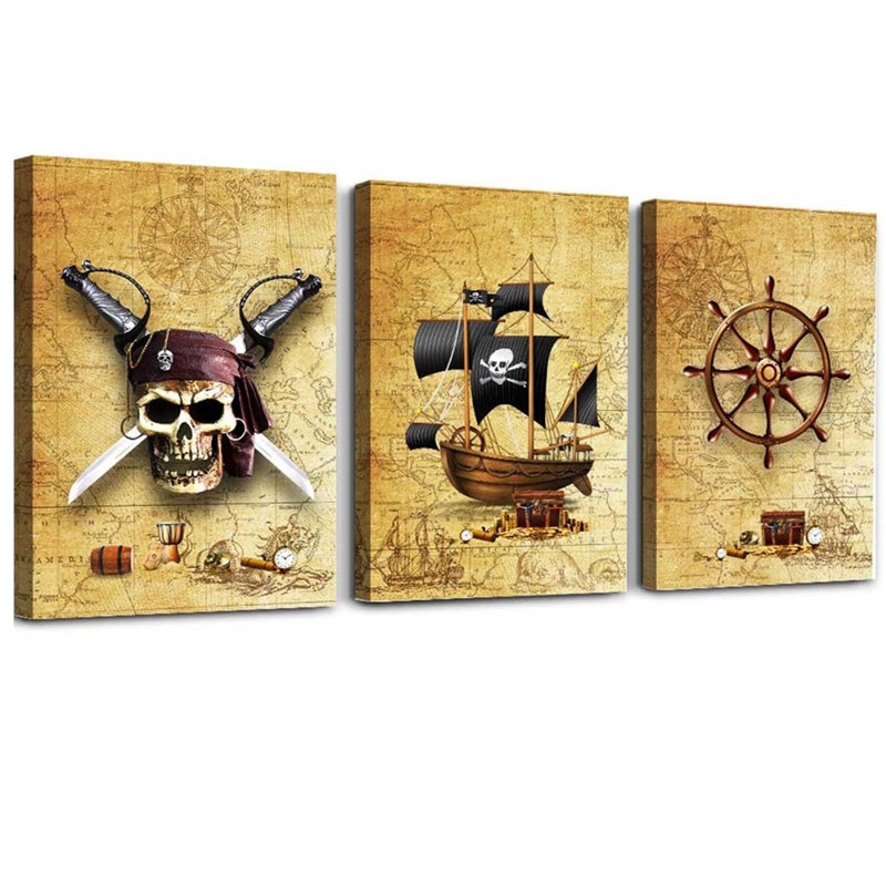3 Piece Wrapped Canvas Print