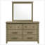 Commode 6 tiroirs avec miroir