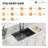 30'' L Single Bowl Stainless Steel Kitchen Sink