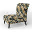 Fauteuil de chambre décoratif tapissier Pailey Flowers Elegance I