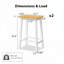 Tabourets de bar en bois massif-1488962901