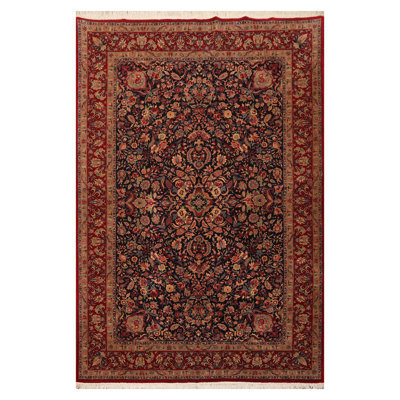 One-of-a-Kind Rectangle:5'11''x9' Area Rug in Midnight Blue