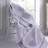 Donna Sharp Lavendar Rose Pieced Cotton Throw