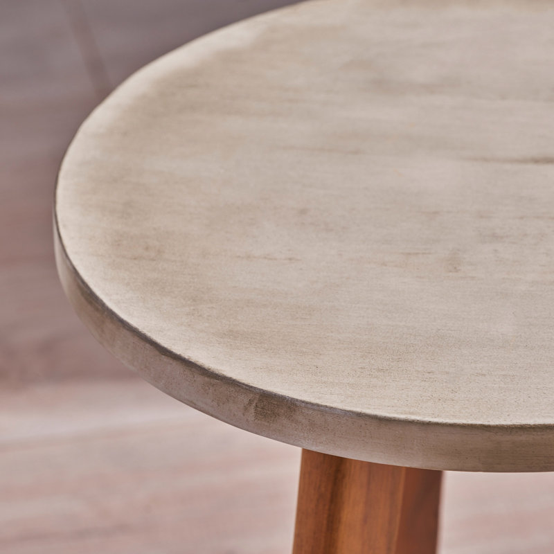Table d'appoint Marina, Beige / Naturel