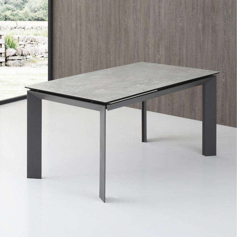 Dave Extendable Solid Wood Base Dining Table