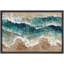 Art abstrait de vagues côtières, photos de salon, impression sur toile encadrée-1639738429-1639738425