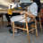 Teak Wood Premium All-Weather Wicker Outdoor Dining Side Chair
