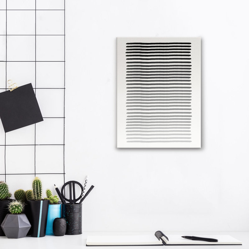 Alvaro abstraite neutre par ChiChi Decor, impression sur toile, H 40 po x l 30 po x P 1,5 po