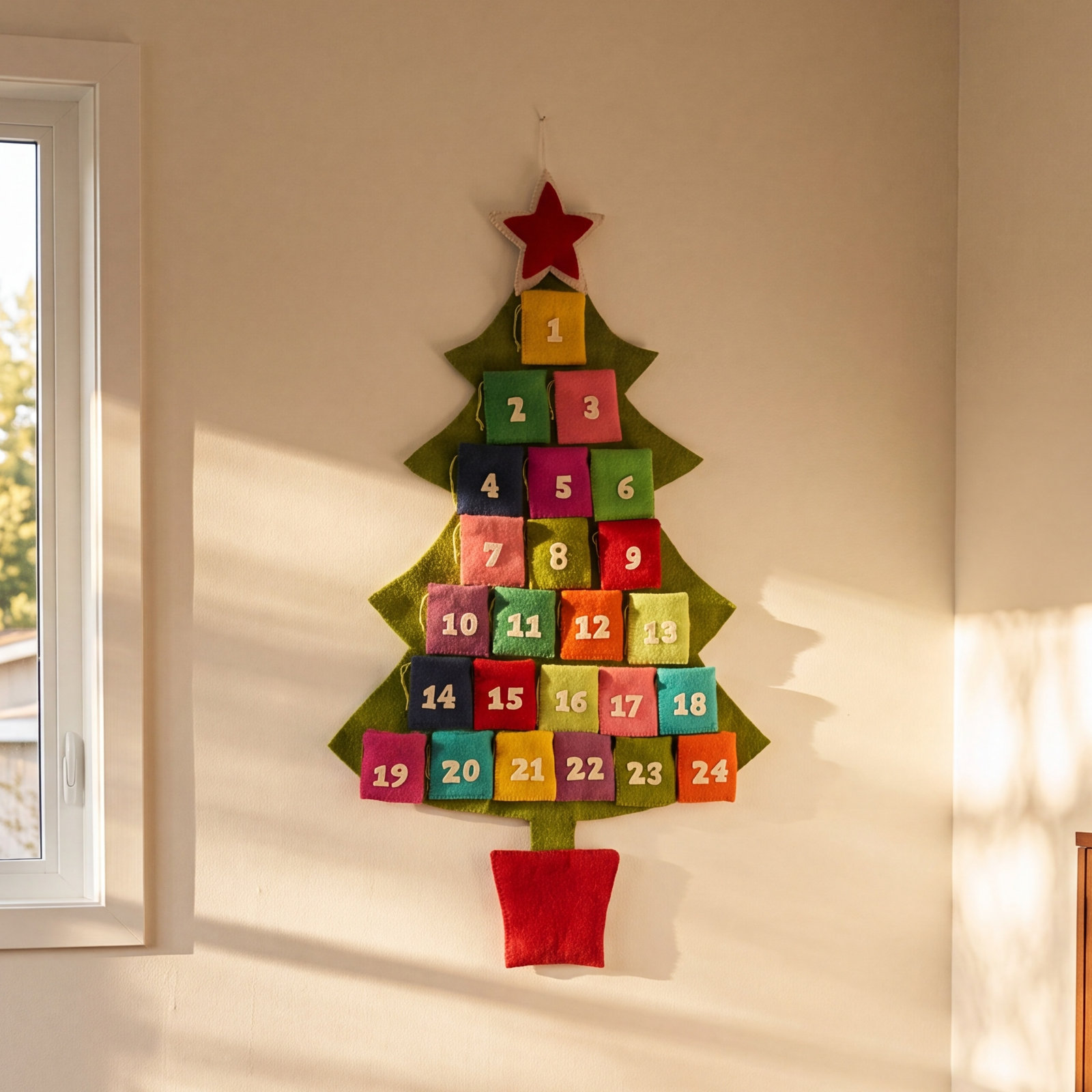 Handmade Wool Advent Calendar