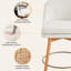 Tabouret pivotant rembourré (ensemble de 2)-744273588