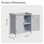 56x26.5x106cm Wooden Garden Storage Shed