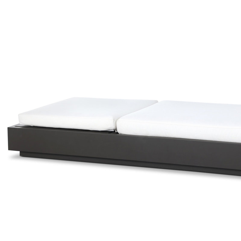 Katari Outdoor Chaise Lounge, White