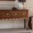 French-style elegant drawer console table