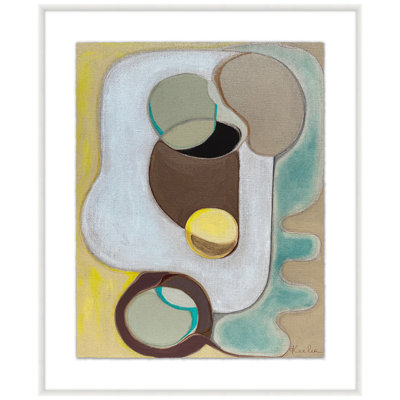 Colliding Shapes 1 Print by Christopher Kennedy