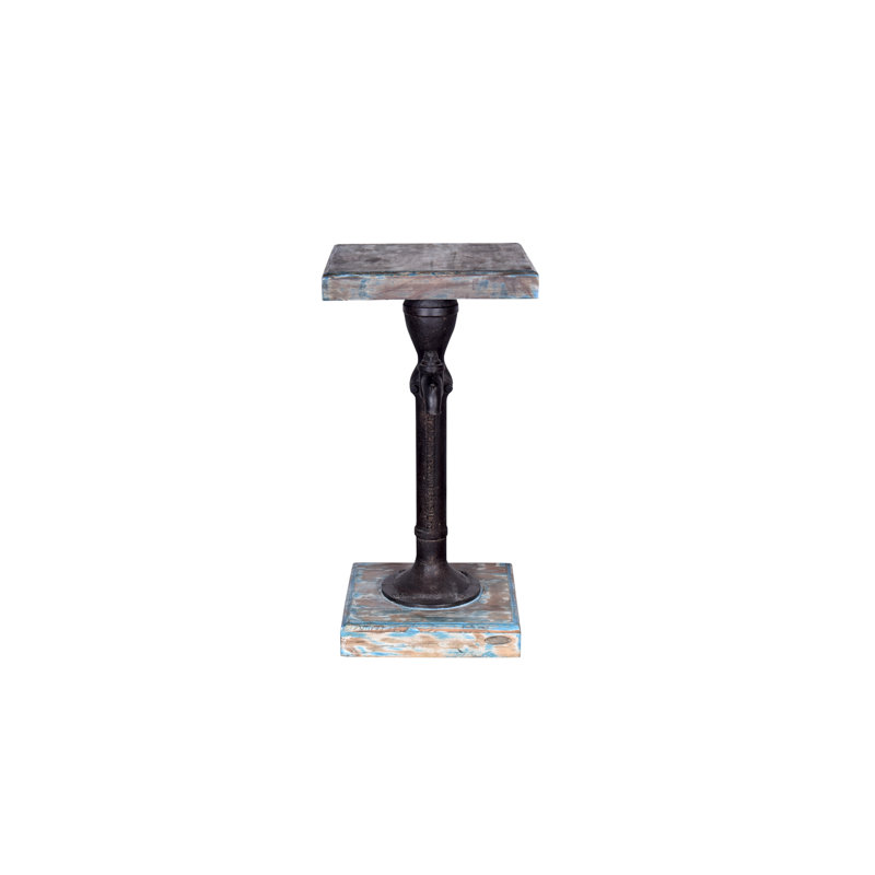 Handpump Plant Stand, Teal Finish, 20x20x39