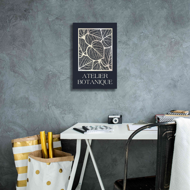 «Atelier Botanique» par Design Fabrikken, estampe numérique sur toile, H 18 po x l 12 po x P 0,75 po