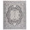 Clover Oriental Area Rug in Beige / Charcoal