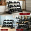 Support à haltères robuste à 3 niveaux, support de poids pour salle de sport d'une capacité de 1 100 lb