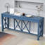 Console 60 po avec 4 tiroirs spacieux-1913537777