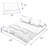 Elanur Full 63'' Upholstered Cushion Convertible Back Futon Mattress