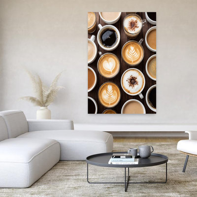 Coffee Drink Selection Abstract Contemporary Landscape Nature Wall Art