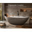 Vast Studio Aged Brass Freestanding Oval Bathtub –  Brass/Green Interior Deep Soaking Solid Surface Tub with Metallic Luxury Finish & Contemporary Spa-Inspired Design-1180042848
