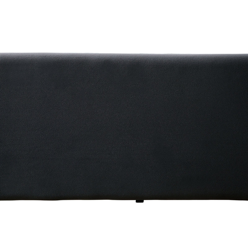 Gray Transitional - Style Daybed With Trundle Featuring Padded Button Flannelette Upholstery, Nailhead Trim And Design, Slat Kit Present Trundle, Upholstery Presented
