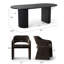 Ensemble de table de salle à manger pour 6 personnes avec table ovale et 6 fauteuils rembourrés en chenille-957663162