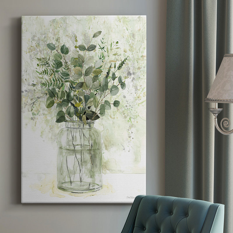 Delicate Greenery II " Delicate Greenery II ", 36" H x 24" W x 1.5" D