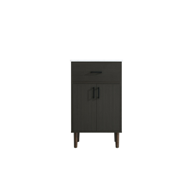 Chandler 20 inch Single Bathroom Vanity, Mocha Brown