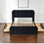 Lit tapissier avec 2 grands tiroirs de rangement en bois -1106980047-1106980044