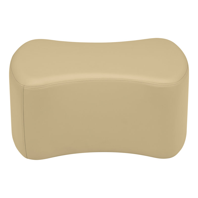 Tabouret à nœuds papillon structuré en savoir plus, H 12 po x l 24,5 po x P 17 po, Non, Sable