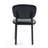 Set of 2 Beren Upholsterd Fabric Dining Chair with Iron Legs-1783507056