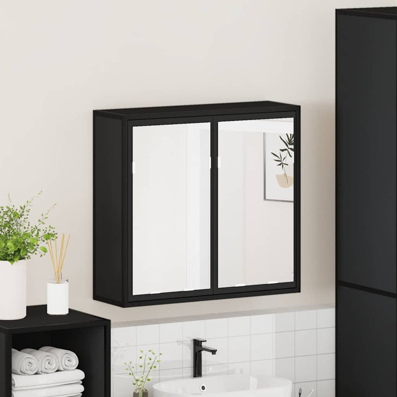Bathroom Cabinet, Black