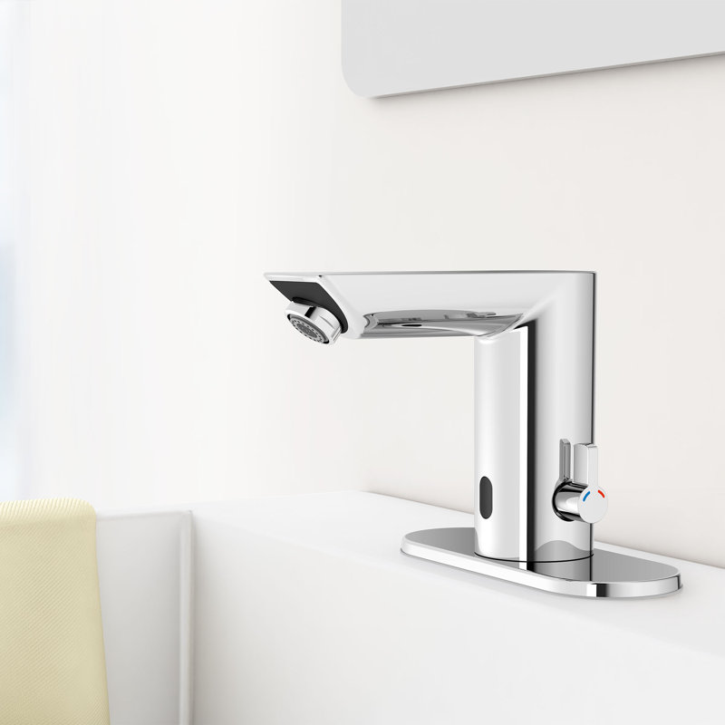 Robinet de salle de bains monotrou avec ensemble de drainage