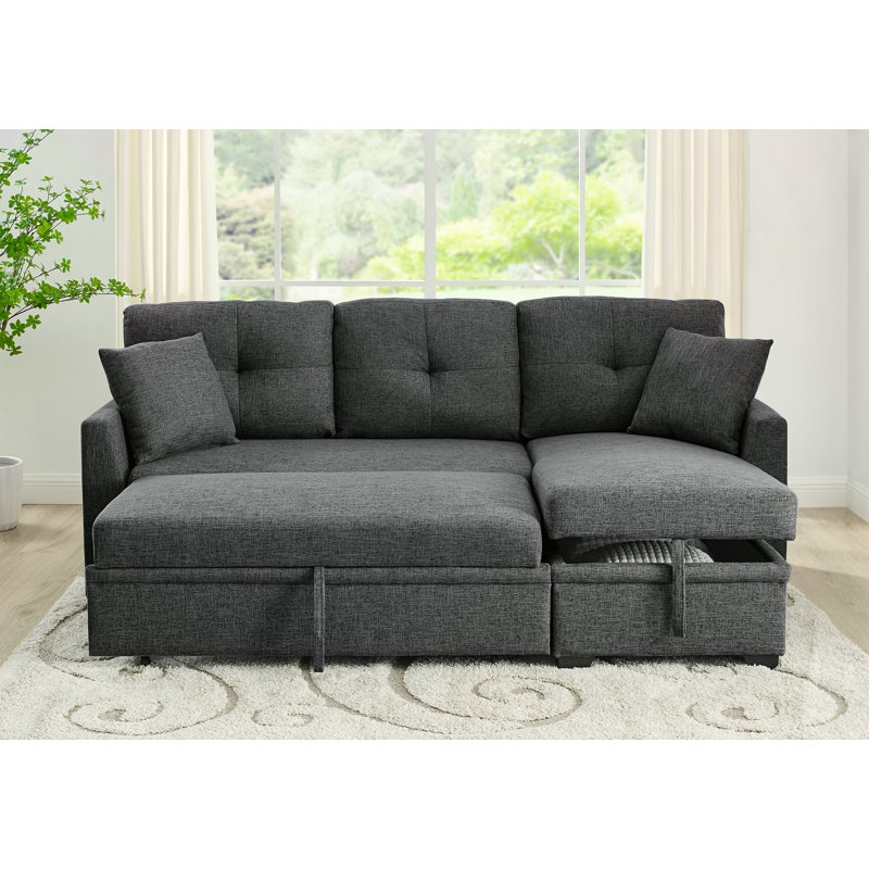 Modular Sleeper Sectional Sofa With Storage